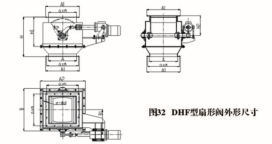 DHF型扇（?。┬伍y門(圖1)